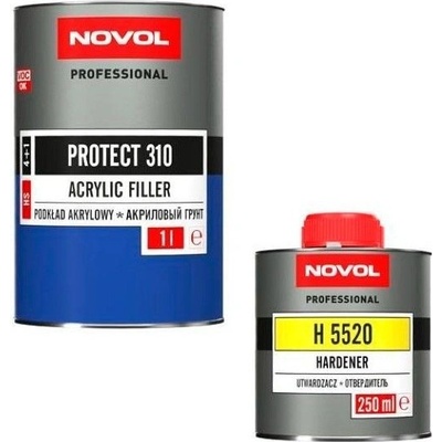 Novol plnič Protect 310 černý 1l + tužidlo H5520 normal 0,25L