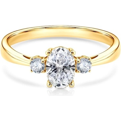 Savicki zásnubní prsten Classical Inspiration žluté zlato diamanty PI Z D 00085
