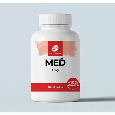 Dr.fleming Meď 1mg +10% gratis 110 kapsúl