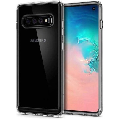 Spigen Crystal Hybrid Case - хибриден кейс с висока степен на защита за Samsung Galaxy S10 (прозрачен)