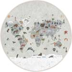 Mila Home Детско килимче за игра подходящо за пране ø120 cm Big World - Mila Home (HKC-YuvHali-431-120x120)