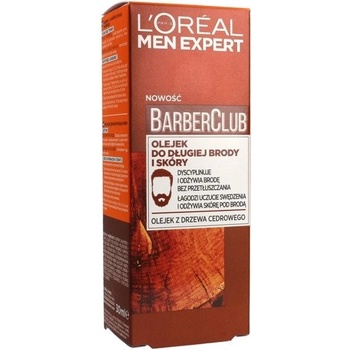 L'Oréal Paris Men Expert Barber Club Long Beard & Skin Oil olej na fúzy 30 ml