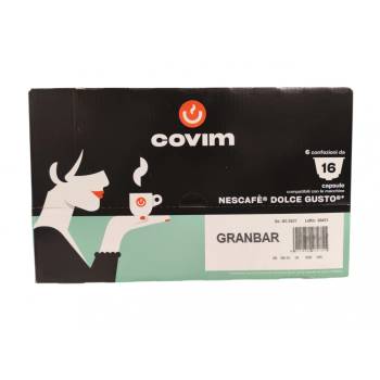 Covim Granbar 96 бр (6x16) кафе капсули, съвместими с Dolce Gusto®