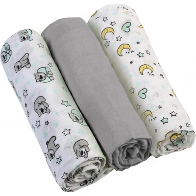 BabyOno Plienky mušelínové Super soft Fialové 3 ks