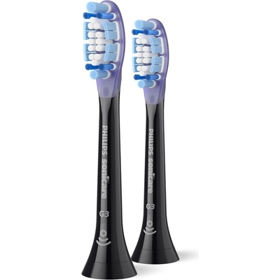 Philips Глава за четка G3 Premium Gum Care Philips Sonicare HX9052/88, черен, 2 броя (Premium Gum Care)
