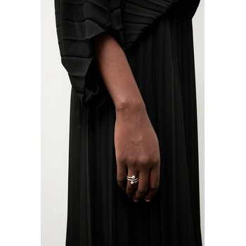 ANSWEAR Рокля Answear. LAB в черно дълга разкроена (ST.3237.TOS)