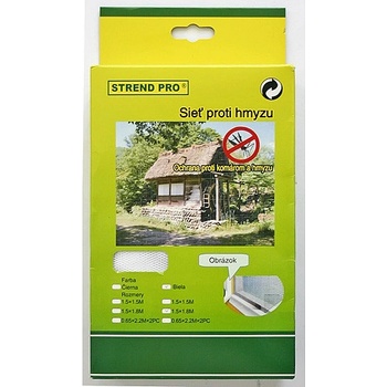 FlyScreen2 sieť 150x180 cm, proti hmyzu a komárom, na okno, čierna PE