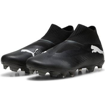 PUMA Футболни бутонки Puma Future 7 Match+ Laceless Firm Ground Football Boots - Black/White