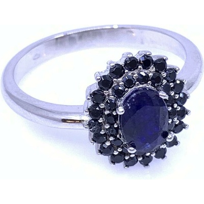 Šperky Jan Kos jewellery Stříbrný prsten se safírem 12126974
