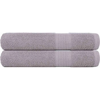 vidaXL Кърпи за сауна 2 бр сиви 80x200 см 360 gsm 100% памук (136839)