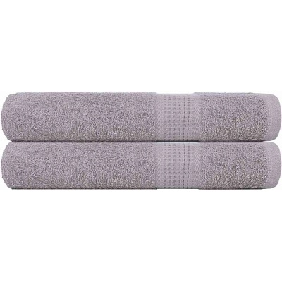 vidaXL Кърпи за сауна FROGN 2 бр. сиви 80x200 см 360 г/м2 (136839)
