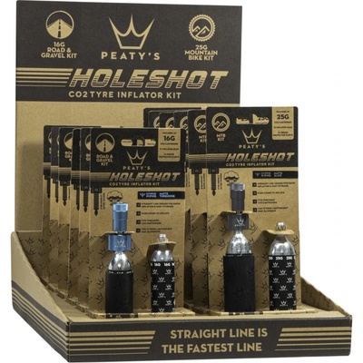 PEATY'S HOLESHOT CO2 6 x 16g/6 x 25g