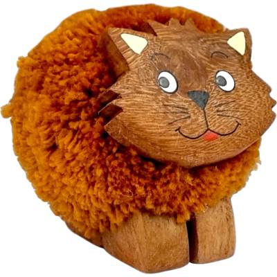 Dvěděti Drevená figúrka XL Pompon Cat