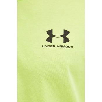 Under Armour Тениска Under Armour SPORTSTYLE LEFT CHEST в зелено с изчистен дизайн 1326799 (1326799.)