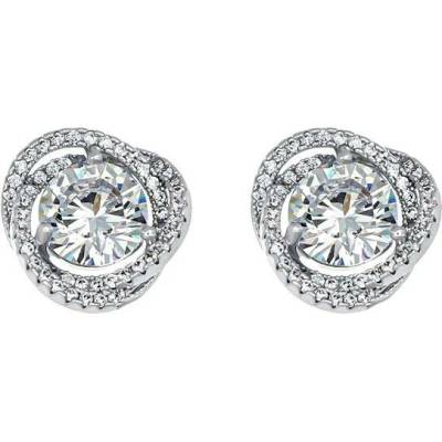 CrysTalp Elegantní náušnice s krystaly Ray 42334.R