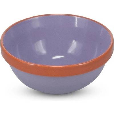 ONA Oranžová fialová kameninová miska Duo 710 ml