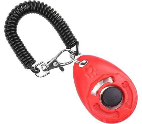 Dogtrace Clicker pre psov červený