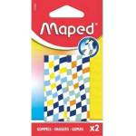 Maped Maped: Комплект гумички с карета - различни видове, по 2 бр