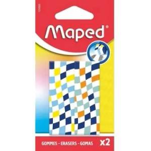 Maped Maped: Комплект гумички с карета - различни видове, по 2 бр