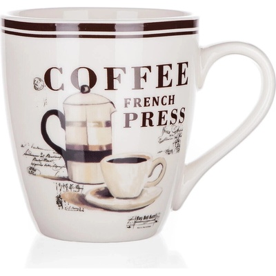 Banquet Hrnček keramický ESPRESSO biely 240 ml