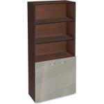 Bogdan Furniture G Етажерка BM-Ava-5 с две вратички, сив гланц с венге