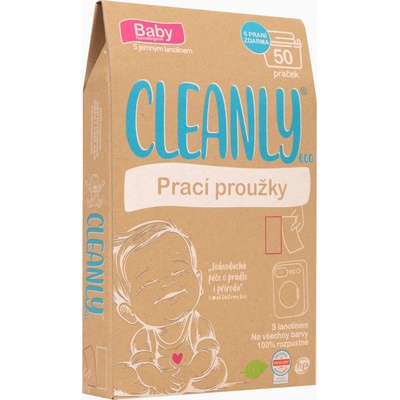 CleanlyEco BABY Pracie pásiky s lanolínom na 50 PD