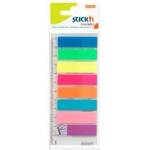 STICK'N Inserts index. samoprz. mix 8 col. neon class. with ropes