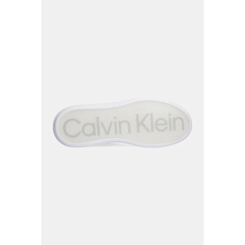 Calvin Klein Кожени маратонки Calvin Klein LOW TOP LACE UP LTH (HM0HM01016)