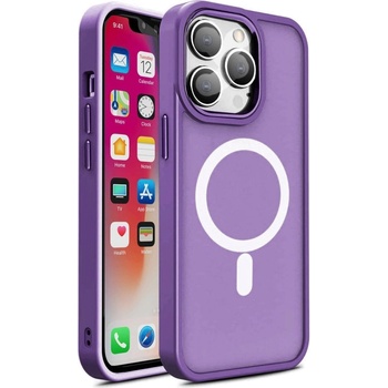 HQWear Кейс HQWear Color Matte за iPhone 15, съвместим с MagSafe, лилав (KXG0072526)