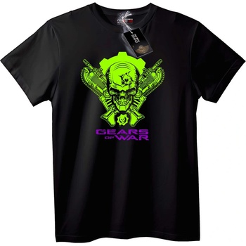 NOONEBRAND Тениска Череп от Gears of War - 6XL, White