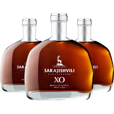 SARAJISHVILI XO 30ročné gruzínske brandy 3 x 0,75 l (karton)