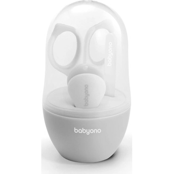 BabyOno Take Care комплект за маникюр за деца Grey