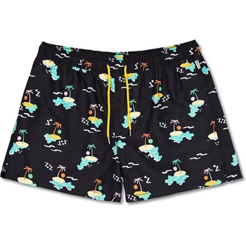 Happy Socks Бански гащета Happy socks Island In The Sun swimming boxer - Black (Multicolor)