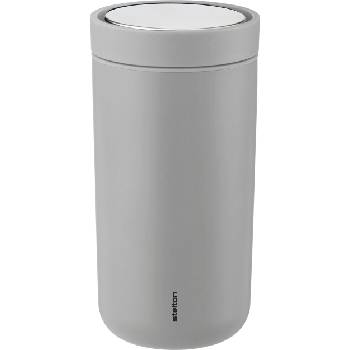 Stelton Термочаша To-Go Click с двойни стени от стомана 200 мл матово светлосива (675-13)