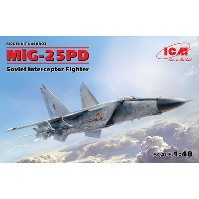 ICM MiG-25 PD Soviet Interceptor Fighter 1:48