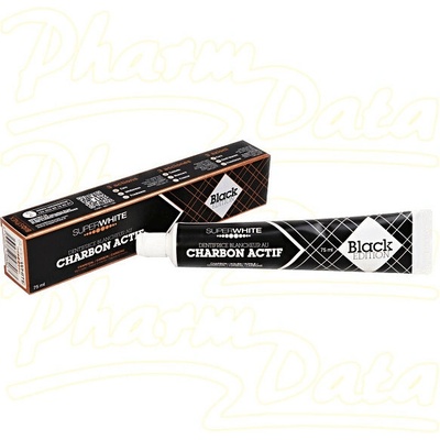Superwhite bělicí s aktivní uhlím black 75 ml