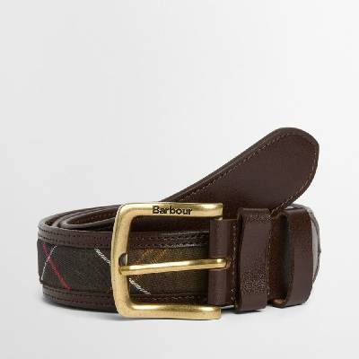 Barbour Tartan/Leather belt