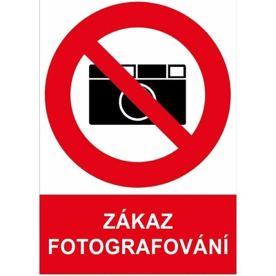 Zákaz fotografování, Fólie A4 s laminací