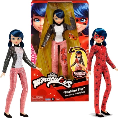Playmates Toys Zázračná Marinette Ladybug Fashion Flip