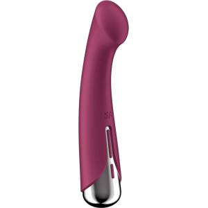 Satisfyer Spinning G-Spot 1 - вибратор за G-точка с въртяща глава - червен