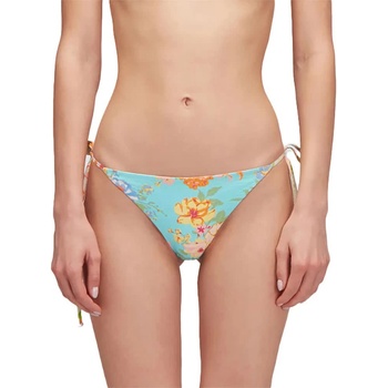 SUNDEK Anita flower bunch print adjustable hip briefs bikini bottom - Blue (Calla)