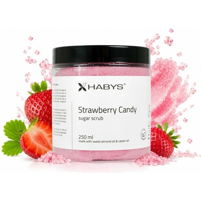 Habys Daily Spa Sugar Scrub strawberry candy 250 ml