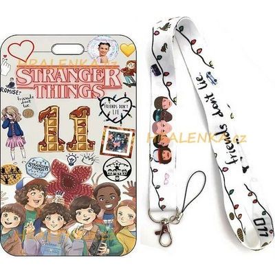 Šňůrka na krk 22595 s cedulkou Stranger Things