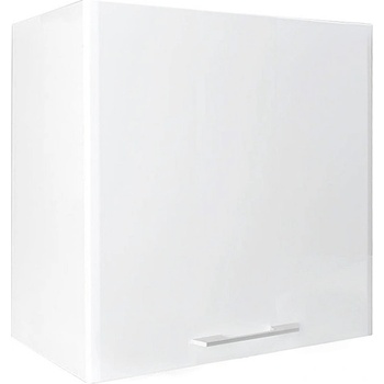 Matis Кухненски шкаф горен с една врата за аспиратор in mdf va60 1v бял гланц