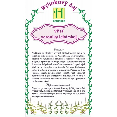 Herbária čaj Veronika lekárska vňať 40 g
