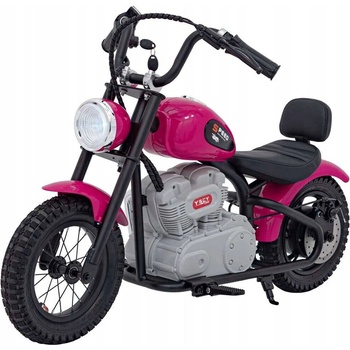 Joko elektrická Motorka Speed Power ružová