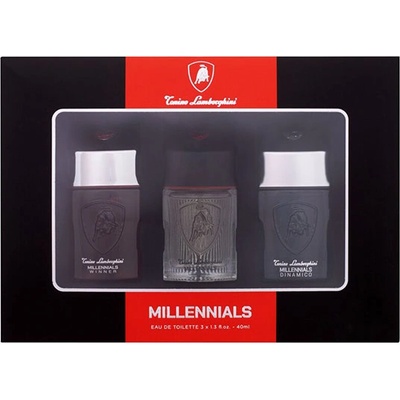 Tonino Lamborghini Millennials подаръчен комплект с тоалетна вода 3x40мл за мъже 1 бр