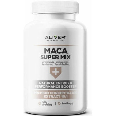 Aliver MACA SUPER MIX inov. 2025 120 kapsúl
