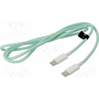 Logilink CU0347 USB 2.0 USB C vidlice z obou stran 1m zelený