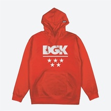 DGK mikina All Star Hooded Fleece Red